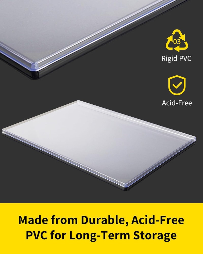 Comic Book Top Loaders - Protector Hard Case Sleeve, Clear Light Blue