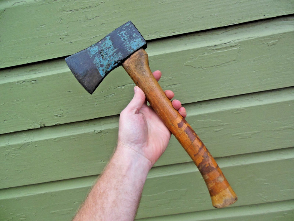 Vintage 1 1/2 lb West Germany Hatchet Axe Original Handle