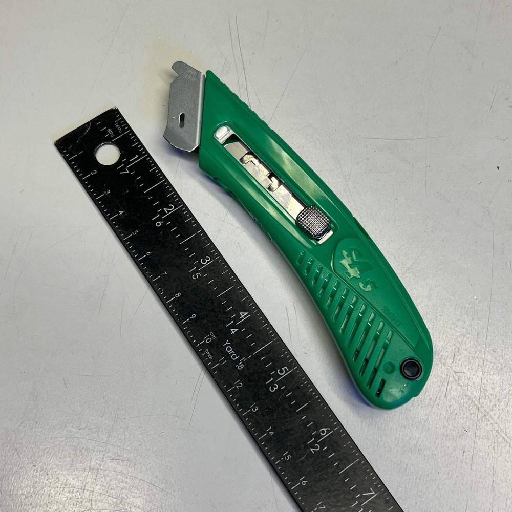 S4S (2 PACK) Multi Purpose Springback Safety Cutter S4SBR Right Green S4SBR