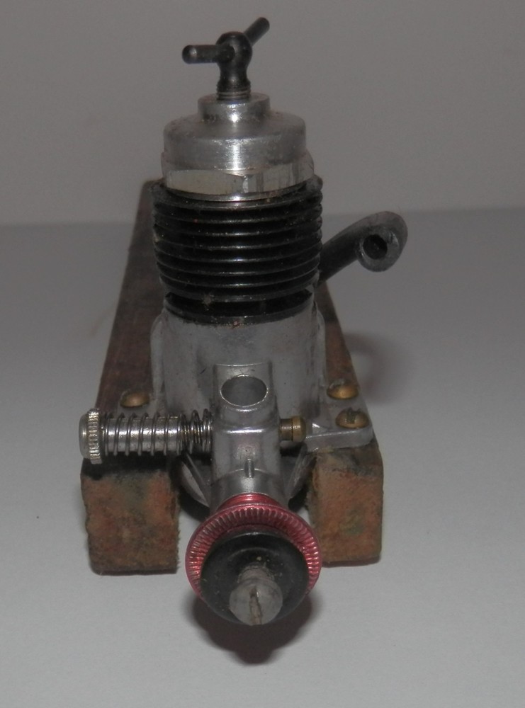 OK Cub .074 Diesel R/C Engine on Test Block