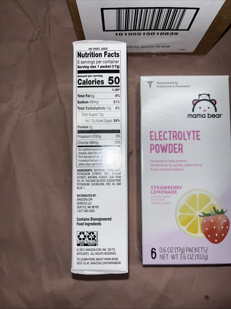 Mama Bear Electrolyte Powder 36 Packets