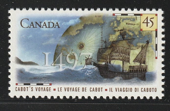 Canada #1649, John Cabot, MNH 1997