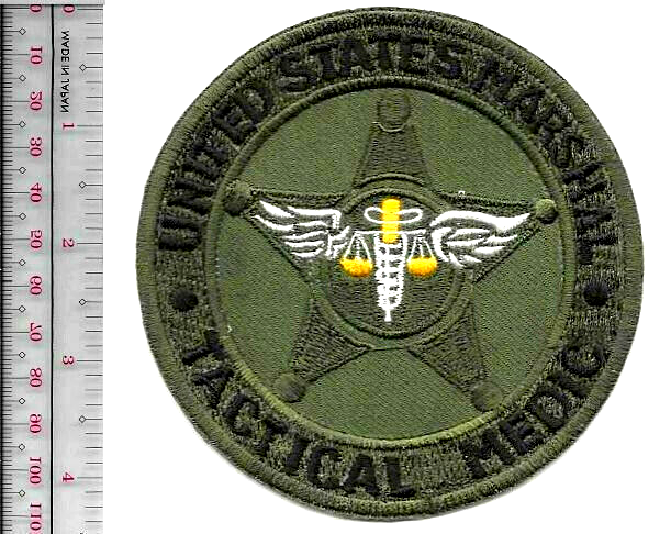 US Marshal Service USMS MEDIC EMS Qualified Service Patch acu