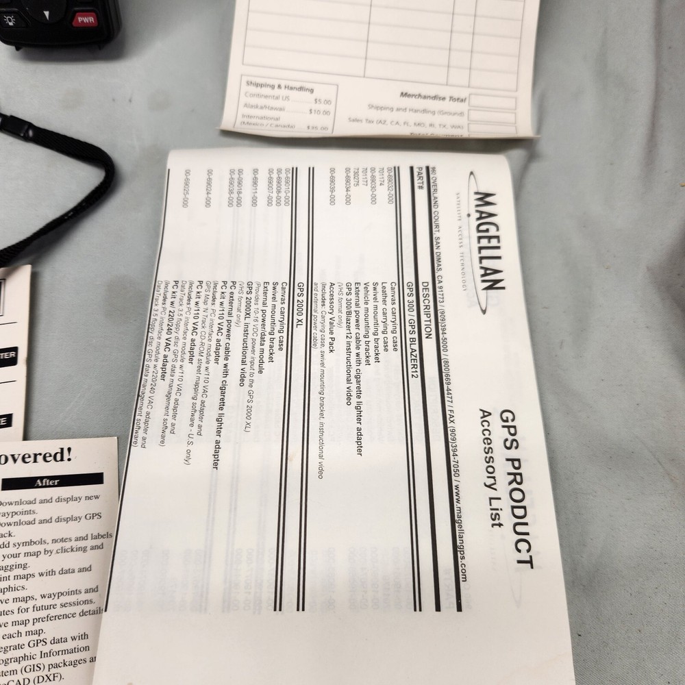 Magellan GPS 315 Handheld GPS Portable Receiver Complete TESTED!