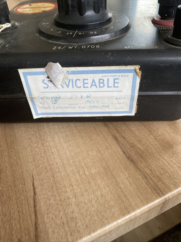 Cambridge Instruments A.C Range Box - Not tested