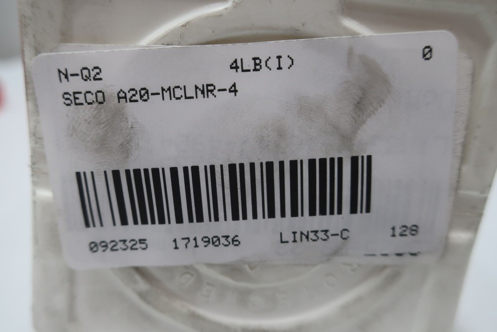 Seco A20-MCLNR-4 Shank Tool Holder