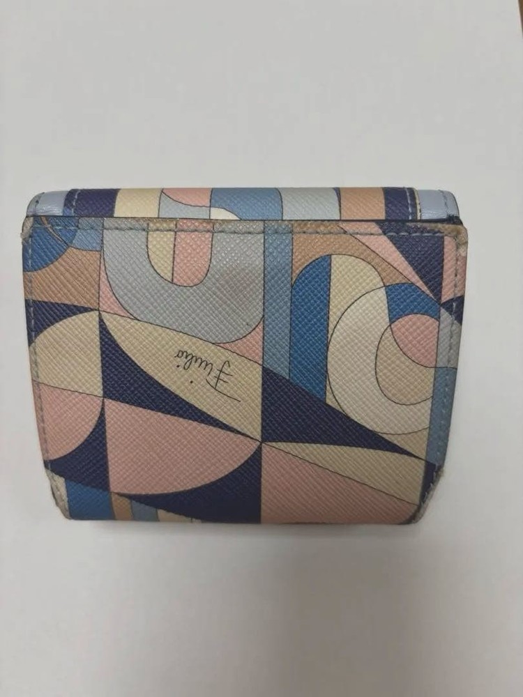 Emilio Pucci Tri-fold Wallet Vivara Pattern