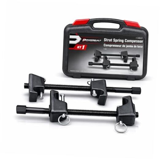 Strut Spring Compressor Kit, Remove and Install Coil Springs, Tighten 5 Piece