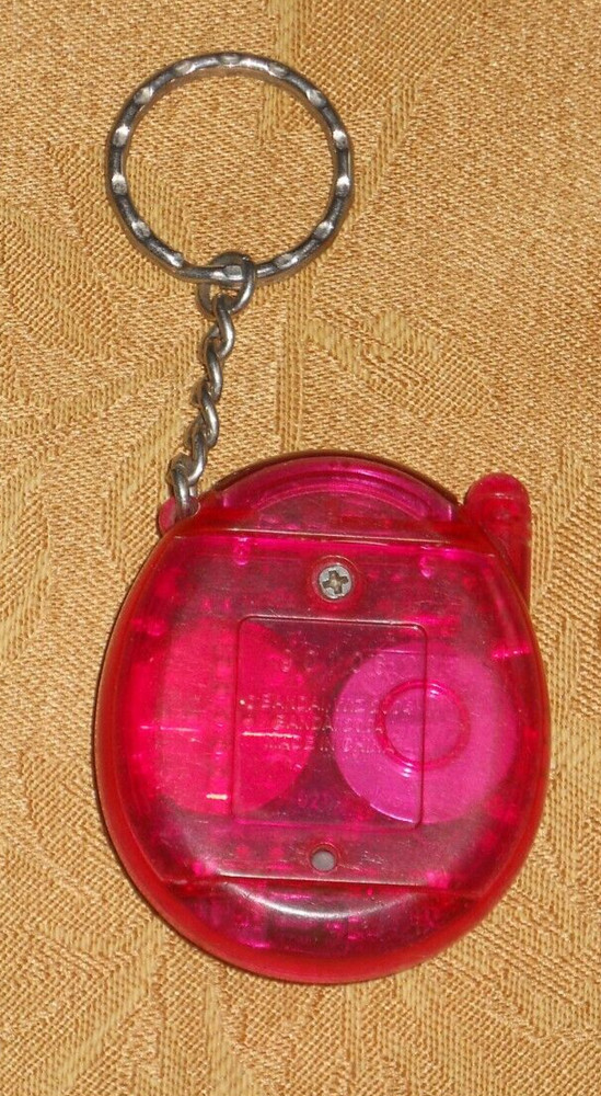 Tamagotchi Connection Authentic Bandai Pink Red Translucent WORKS
