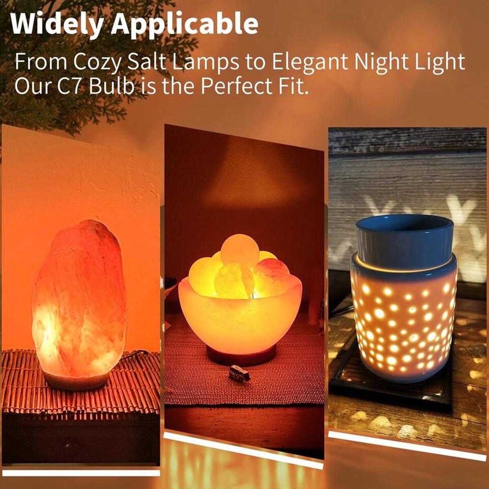 3 Pack Light Bulbs 15W 120 Volt for SCENTSY Plug-In Warmer Wax Diffuser