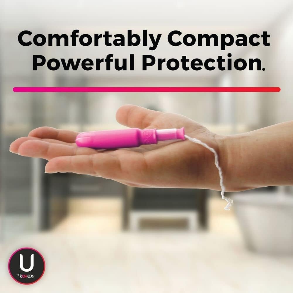 (3 Pack) U By Kotex Click Compact Tampons - Super Absorbency-Unscented