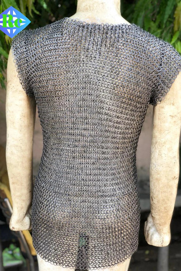 9mm Sleeveless Chainmail – Flat Riveted Flat Washer Shirt