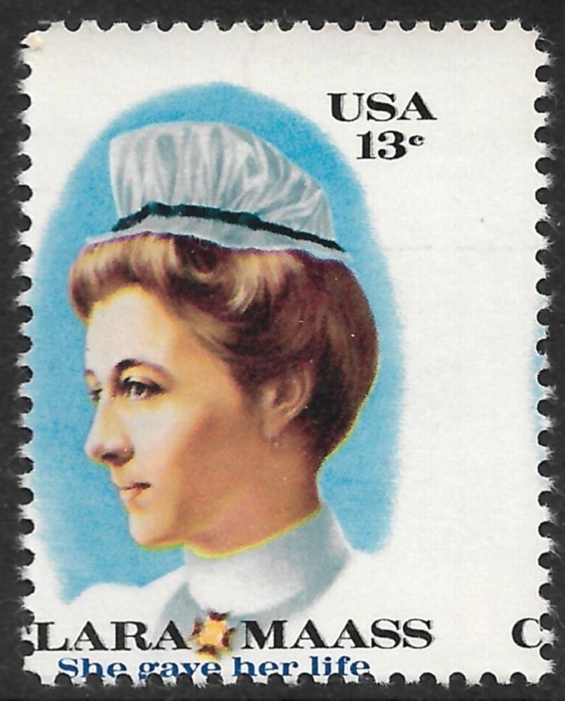 US Stamp #1699 13c.  Clara Mass Perforation Error MNH