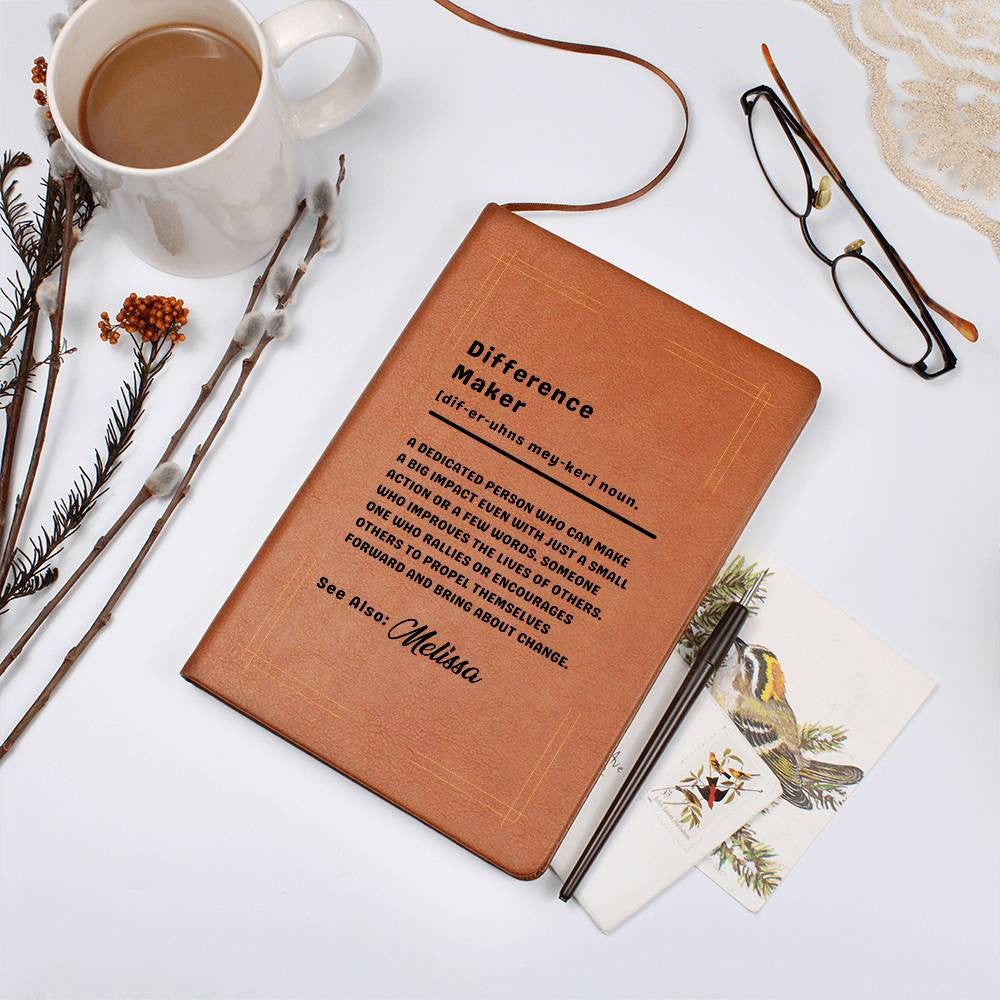 Difference Maker Personalized Journal Notebook Diary