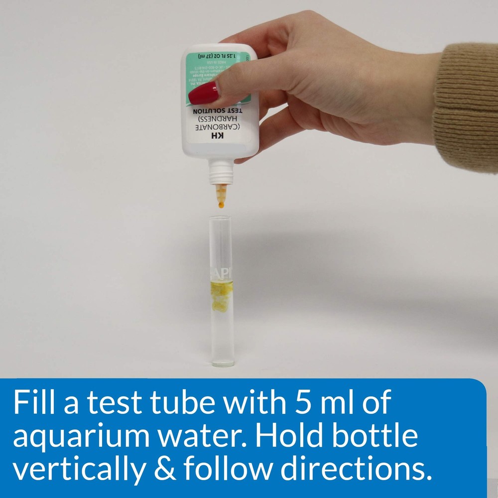 API GH & KH TEST KIT Freshwater Aquarium Water Test Kit, 2.5 oz. oz, DAA
