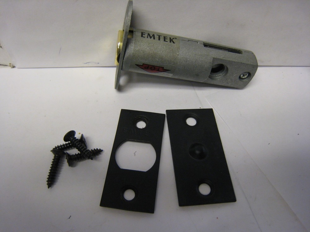 Emtek   Replacement Door Latch with hardware for POCKET DOOR LATCH & trim only