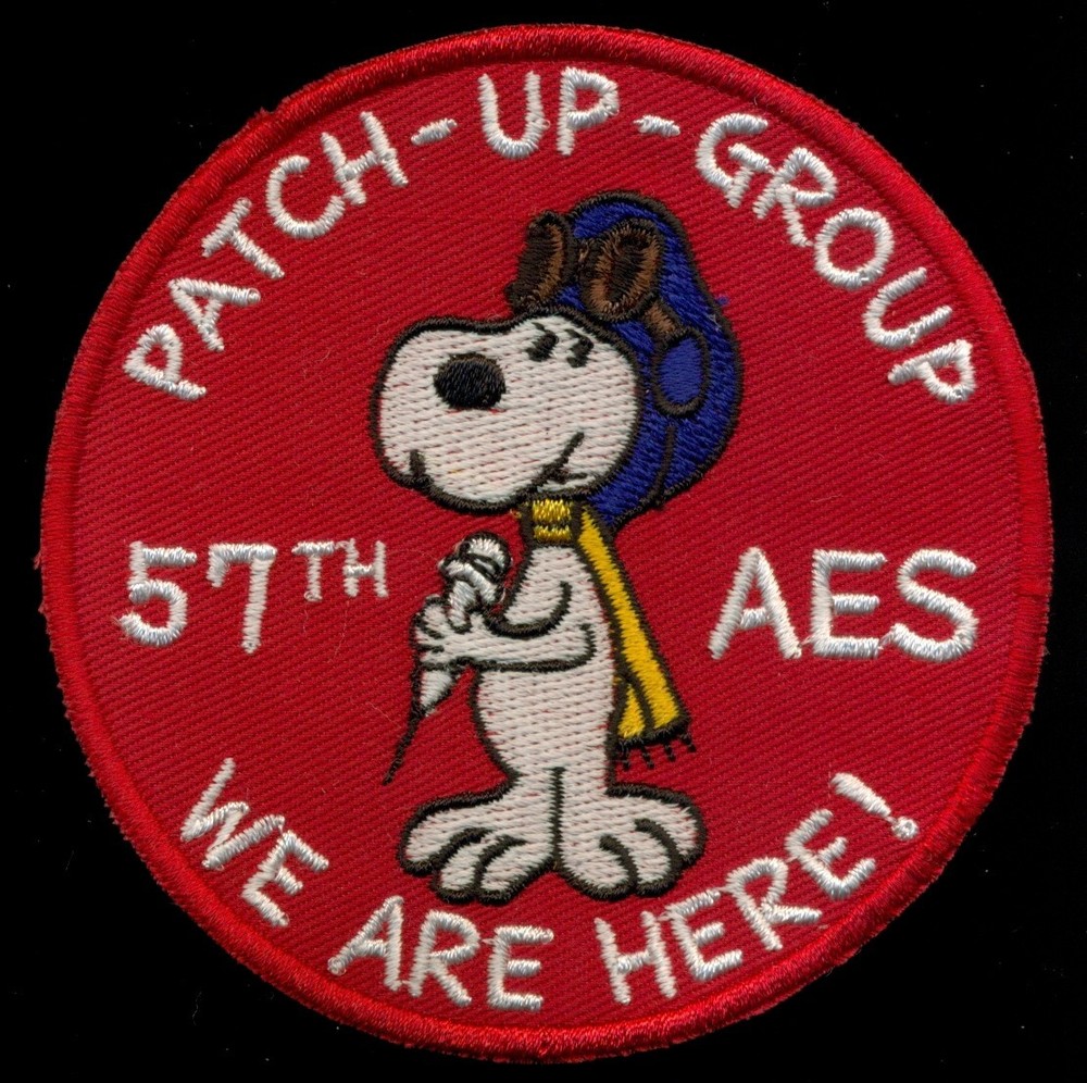 USAF 57th Aeromedical Evacuation Squadron Snoopy Patch K-2