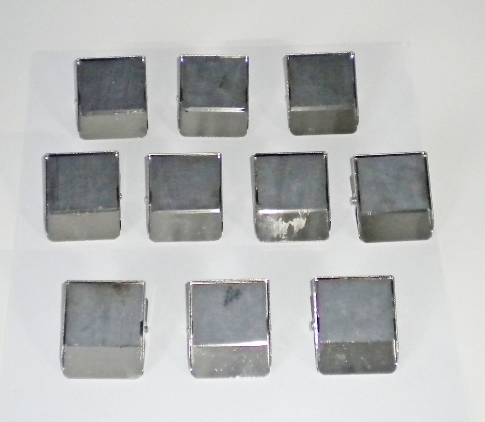 Lot of 10 SUB-PRIME Square Magnetic Clips - MCLIPSQSP005