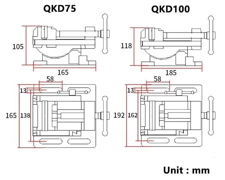 Metal Tilting Machine Vise Precision Bench Drilling Milling Adjustable Tools