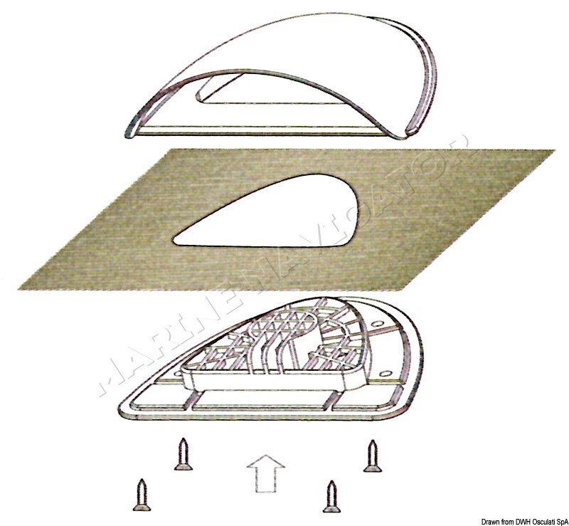 Osculati Boat cover vent