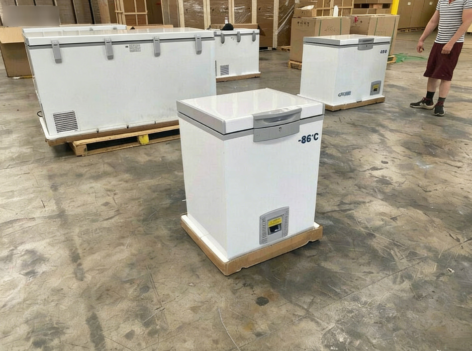 28/50L Ultra Low Temperature Horizontal Lab Freezer Deep Refrigerator