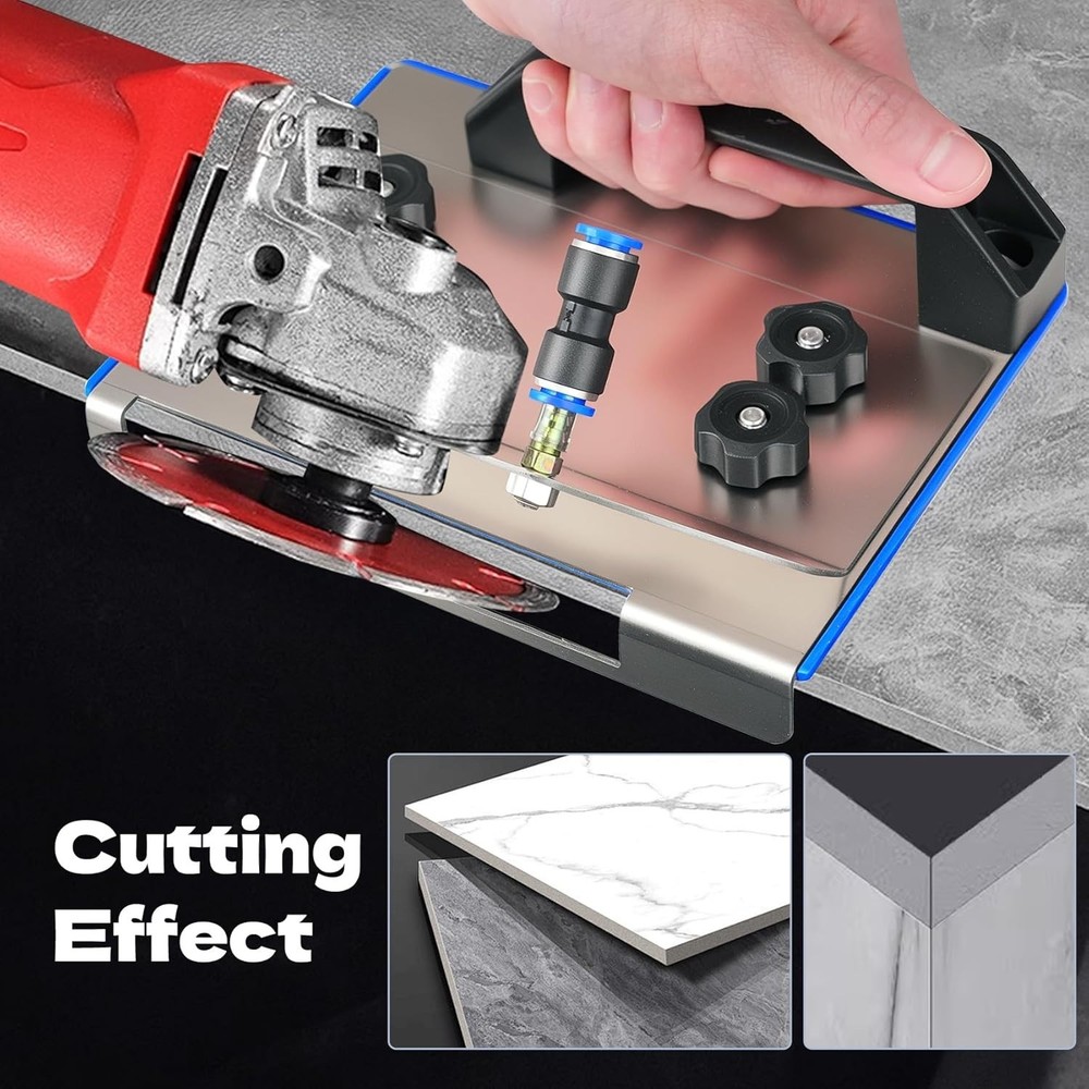 45 Degree Tile Chamfering Tool, Angle Grinder Stand for 45° Tile Cutting, Tile C