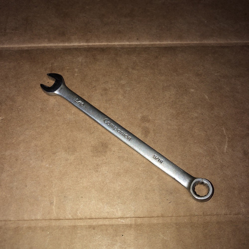 SEARS COMPANION 5/8" CHROME VANADIUM FORGED COMBINATION WRENCH