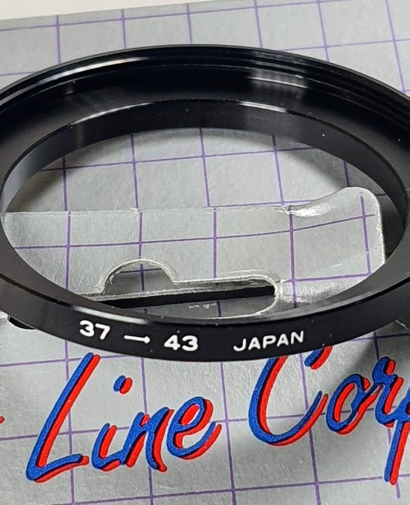 37-43mm Step-Up Adapter Metal Ring 37mm-43mm 37-43 Stepping Step up E37-E43