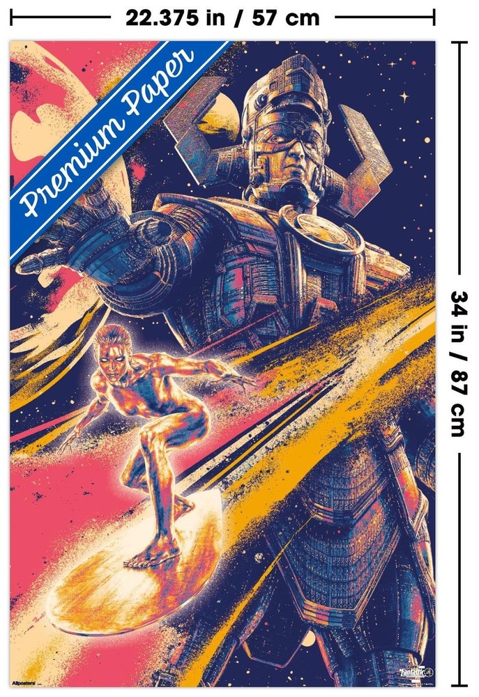 Marvel Fantastic Four: First Steps (2025) - Galactus & Silver Surfer Wall Pos...