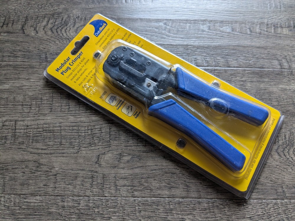 DataShark 70005 Modular Plug Crimper Tool Data/Phone Cable RJ45 RJ11