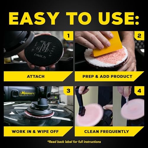 DA 6” Microfiber Cutting Disc, Microfiber Pads 6" Cutting Disc - 2 Pack