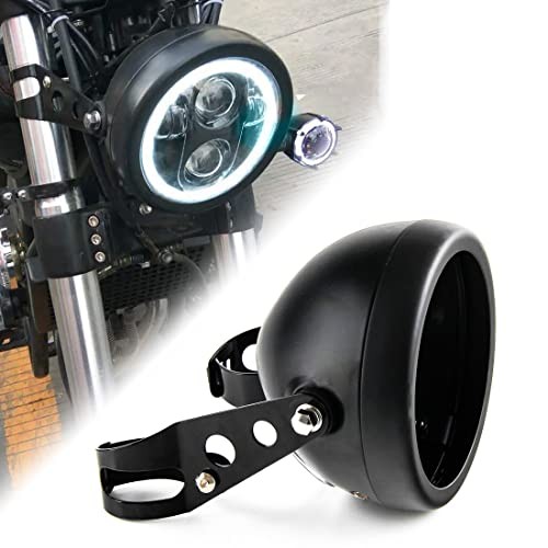 5 3/4" 5.75 Inch Motorcycle Headlight Housing Bucket - headlight housing