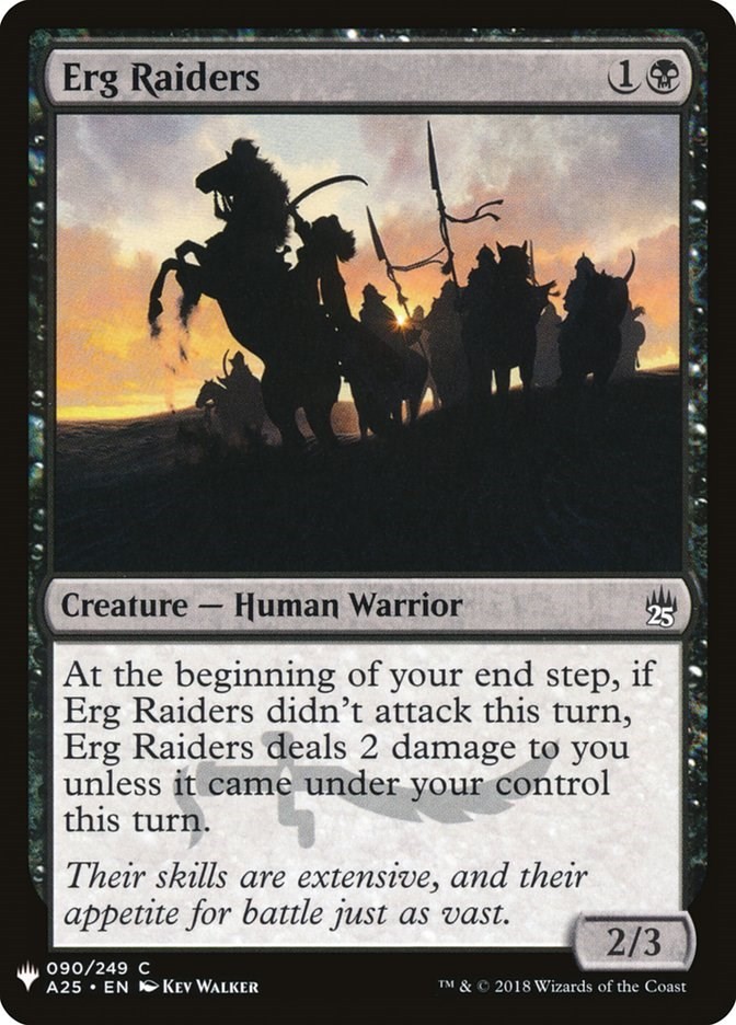Erg Raiders The List Reprints 90 MTG LP