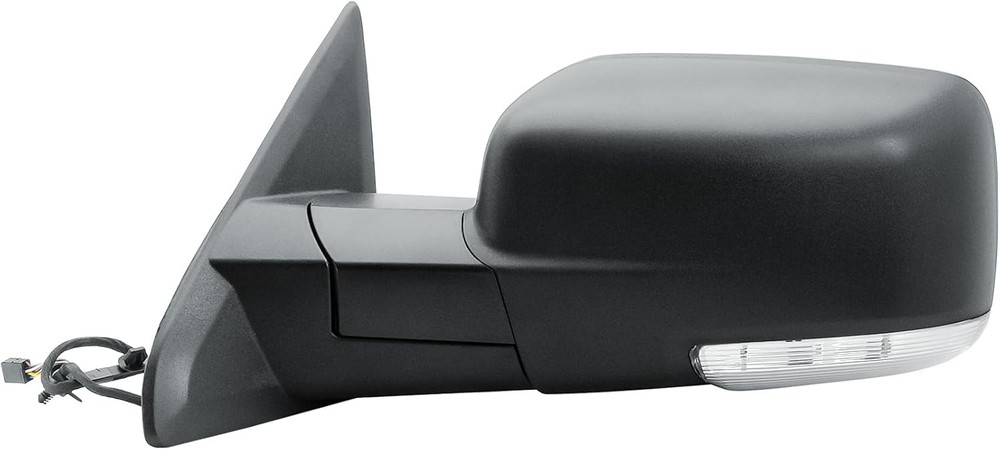 Left/Driver Manual Fold + Heated + Temp Sensor Mirror For 2013-19 Dodge Ram 1500