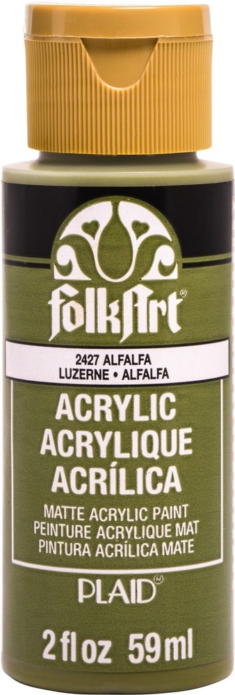 FolkArt Acrylic Paint 2oz-Alfalfa - 6 Pack