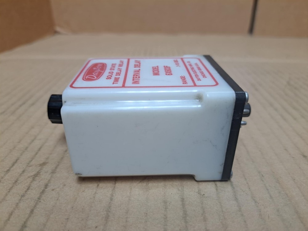 Dayton Solid State Time Delay Relay Model No. 6X603F