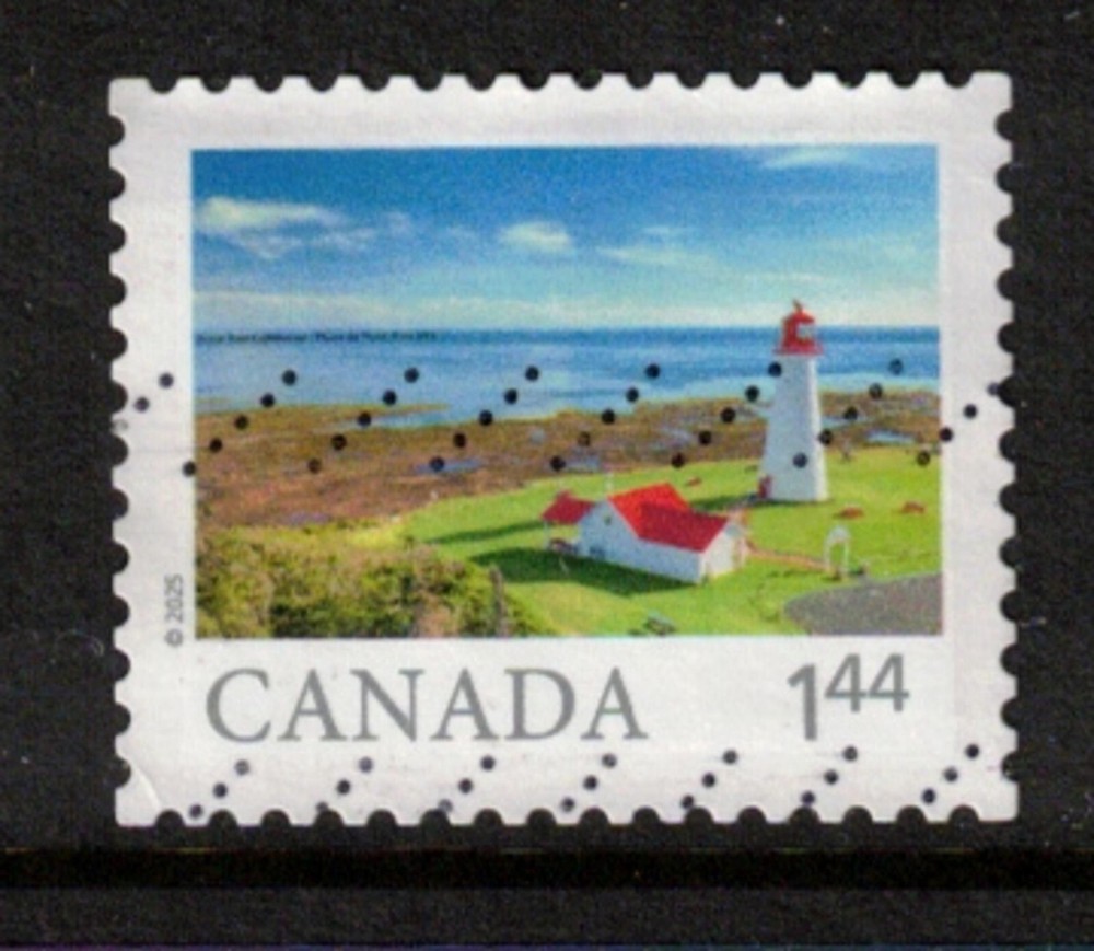 CANADA USED - SCOTT 3477 - VF -  FROM ROLL - RESTIGOUCHE RIVER - 2025