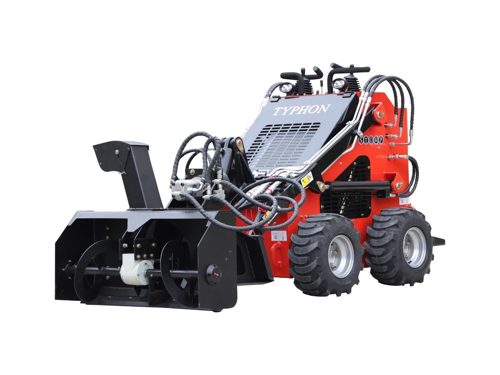 Snow Blower mini skid steer loader attachments for TYPHON STOMP skidsteer