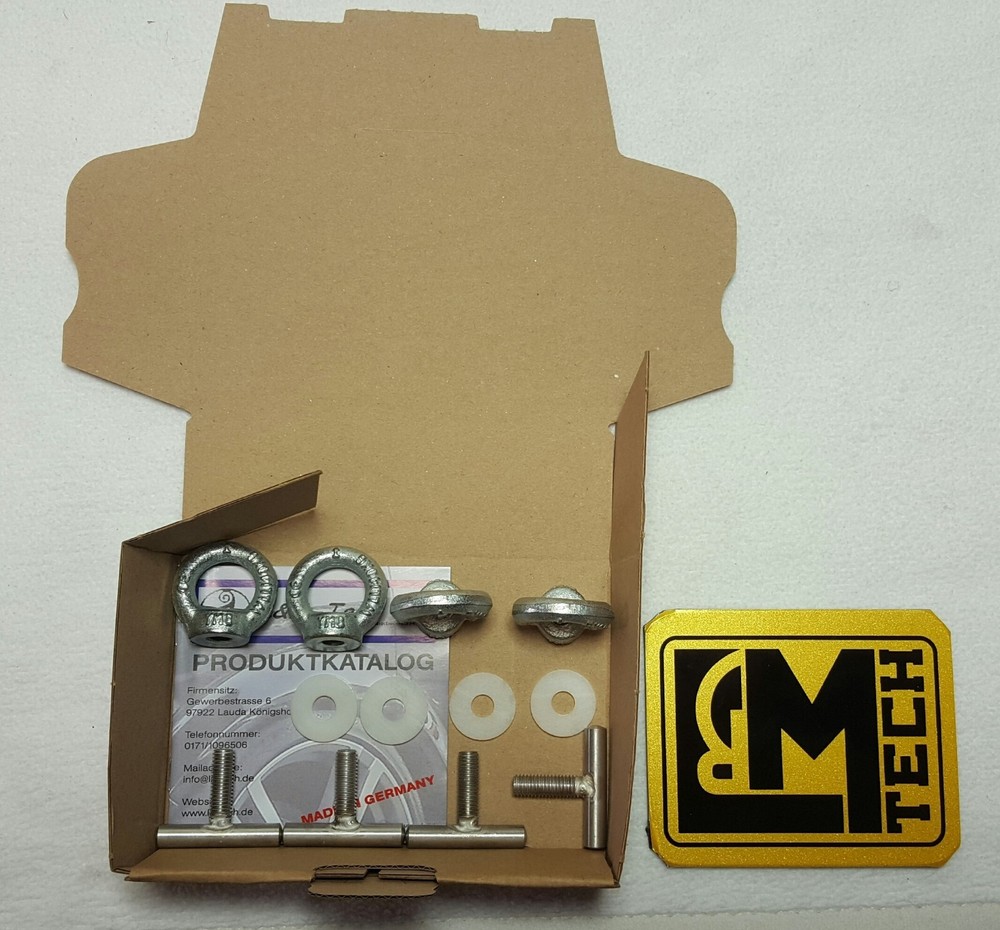 VW T5/T6 mounting screws locking rail multiflexboard load securing