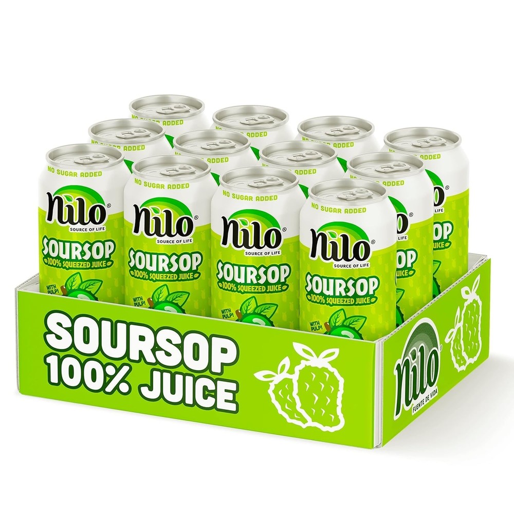 Freshly Pressed Soursop Juice, Not Concentrate, 12 Pack