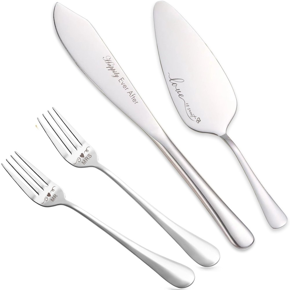 Wedding Cake Knife and Server Set, Cake Cutting Set for Wedding, Cake Cutter ...