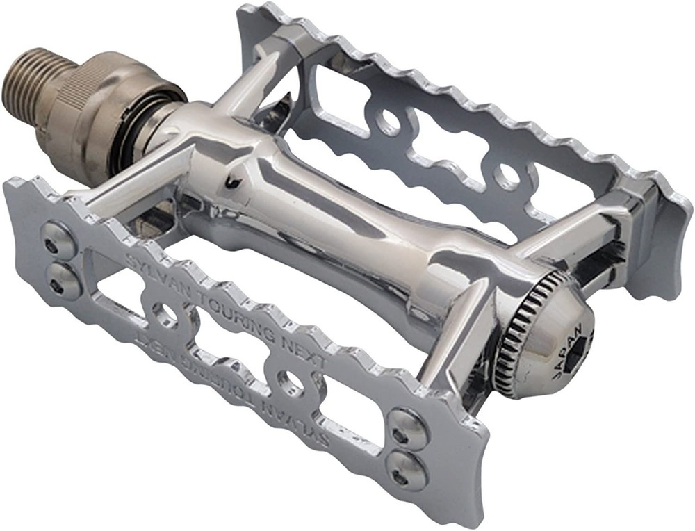 MKS SYLVAN NEXT Ezy Touring Pedals Silver High Performance 2-sided