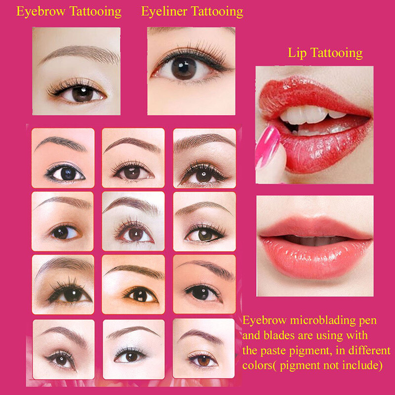 12U shape blades microblading needles Permanent Makeup Eyebrow Tattoo Needle