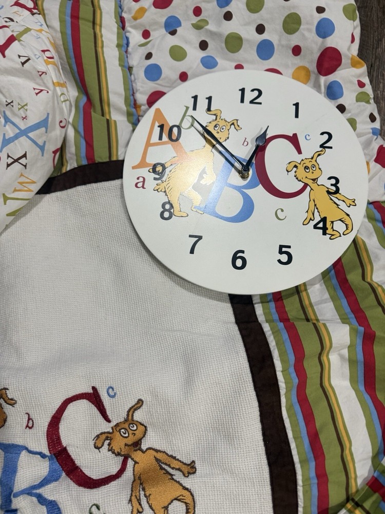 Dr. Seuss Crib Bedding ABC Alphabet & decor