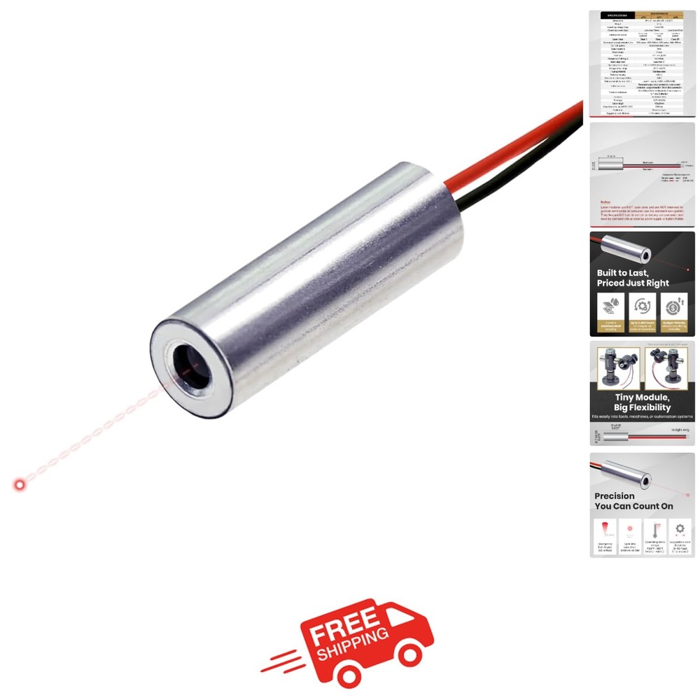 650nm Red Dot Laser Module: Class 3R, Economical Solution for Precision Tasks