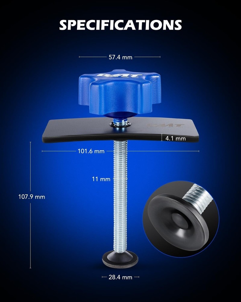 Precision Threaded Brake Caliper Compression Tool for Damage-Free Maintenance