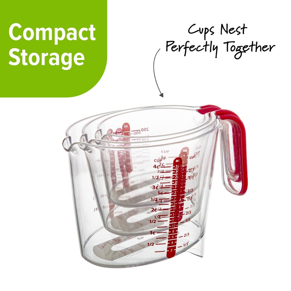 NEW PRODUCT EXPLOSION PrepSolutions 3 Piece Liquid Measuring Cup Set