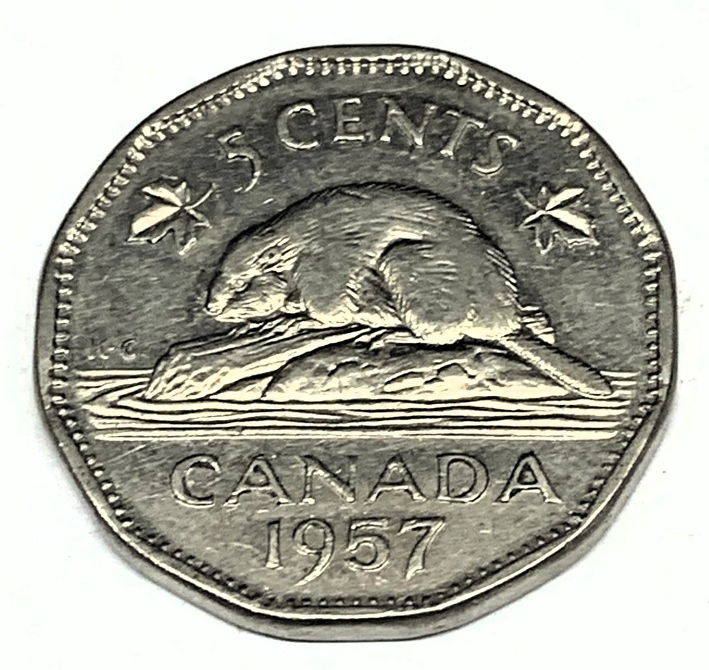 # C1679   CANADA    COIN,     FIVE CENTS   1957