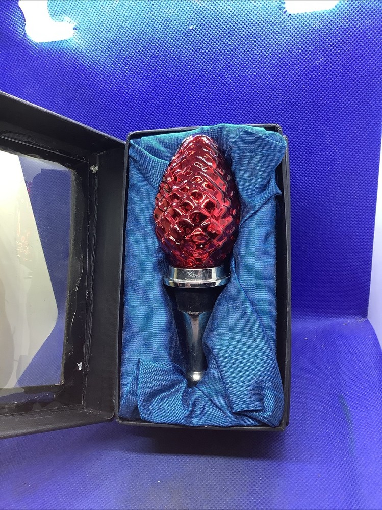 Pinecone - Wine Bottle Topper, Christmas,