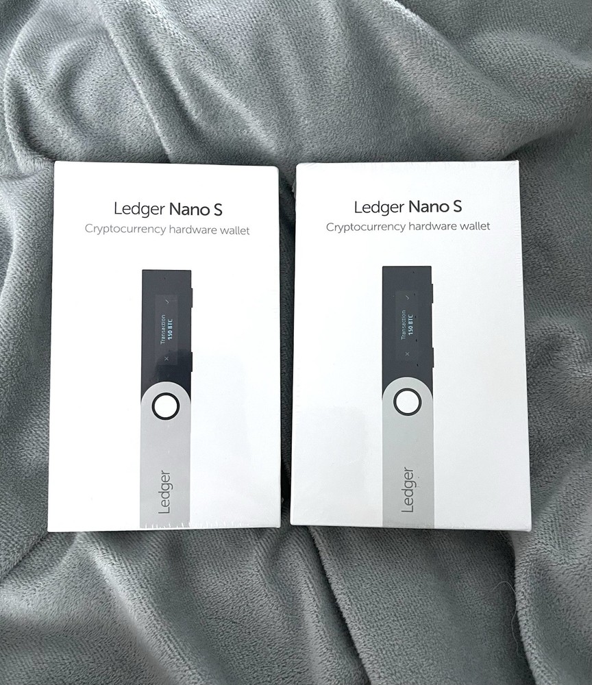 Ledger Nano S Cryptocurrency Hardware Wallet TWO PACK NEW